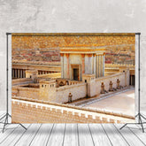 Aperturee - Retro Brick Wall Architecture Photograph Backdrop